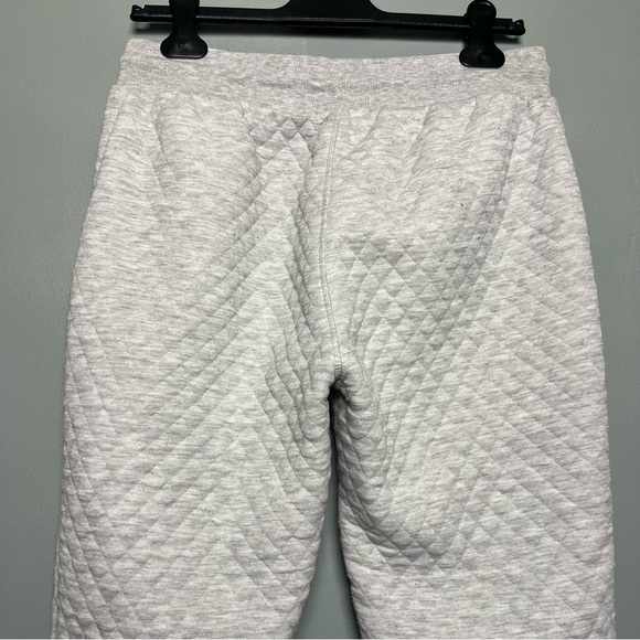 Marine Layer Women’s Corbet Quilted Jogger Sweatpants Light Gray Size M - Picture 5 of 10